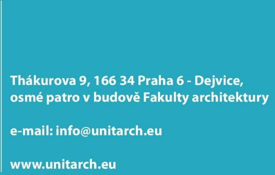 Fakulty architektury e-mail: