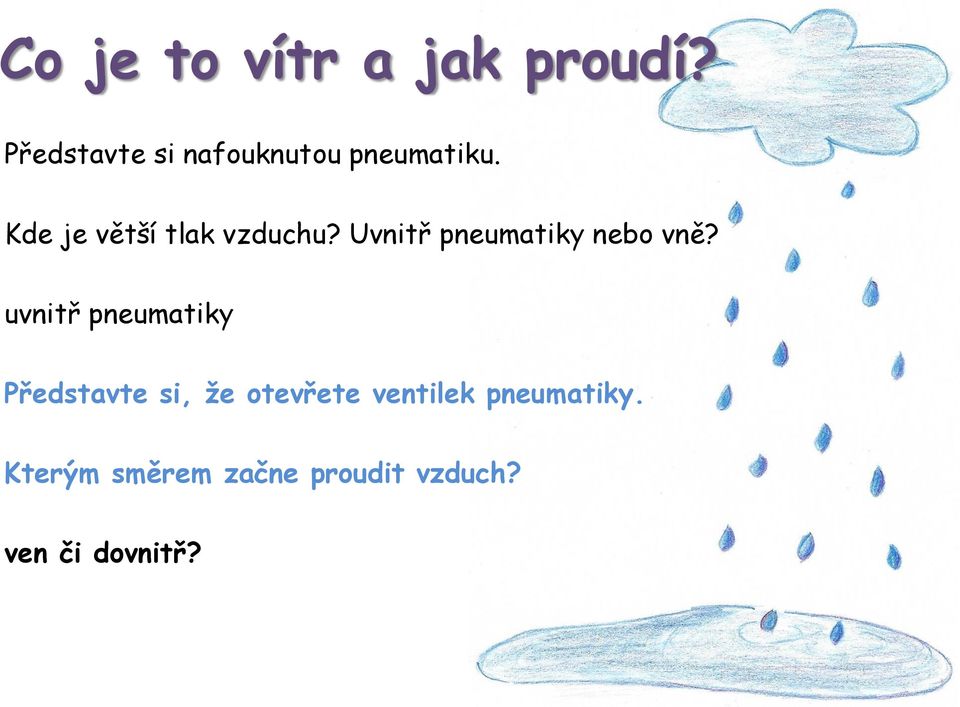 Kde je větší tlak vzduchu? Uvnitř pneumatiky nebo vně?