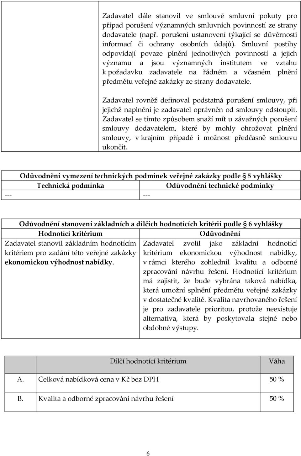 Smluvní postihy odpovídají povaze plnění jednotlivých povinností a jejich významu a jsou významných institutem ve vztahu k požadavku zadavatele na řádném a včasném plnění předmětu veřejné zakázky ze