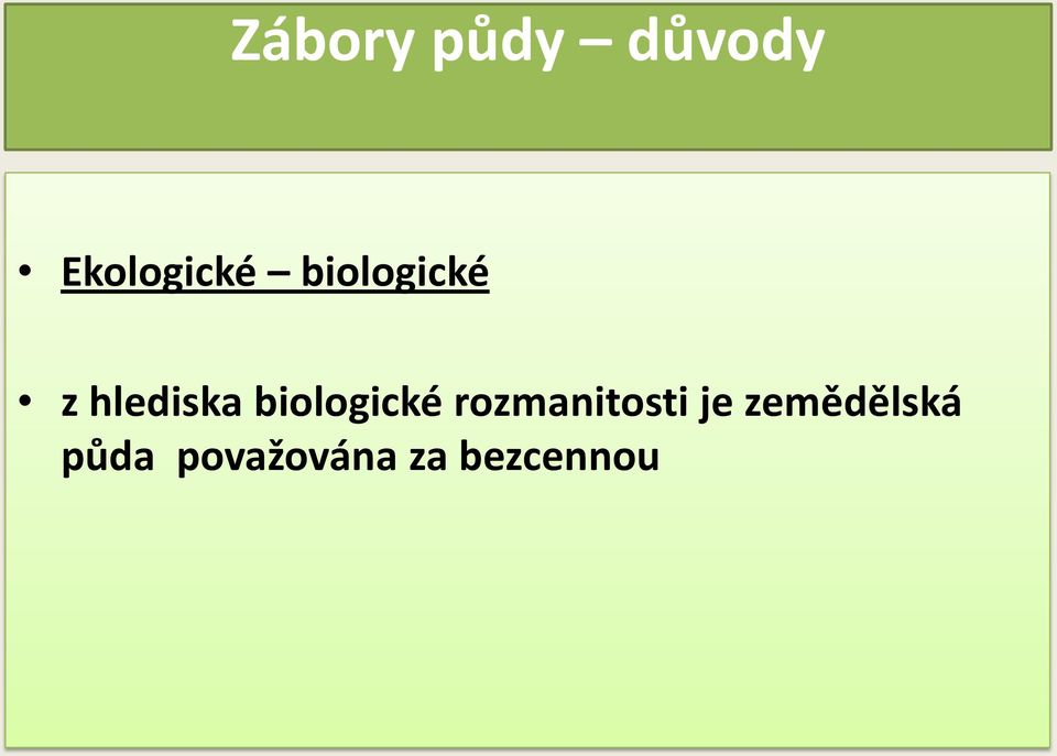 biologické rozmanitosti je