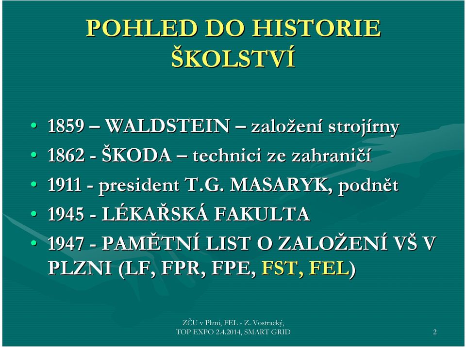 MASARYK, podnět 1945 -LÉKAŘSKÁ FAKULTA 1947 -PAMĚTN TNÍ LIST O