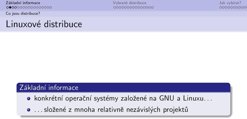 konkrétní operační systémy založené na