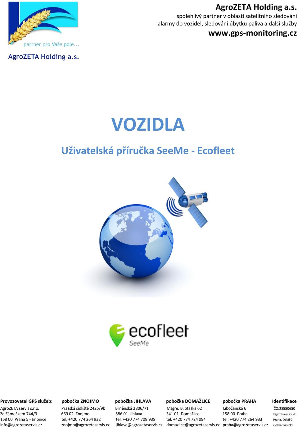 SeeMe - Ecofleet Identifikace IČO:28550650