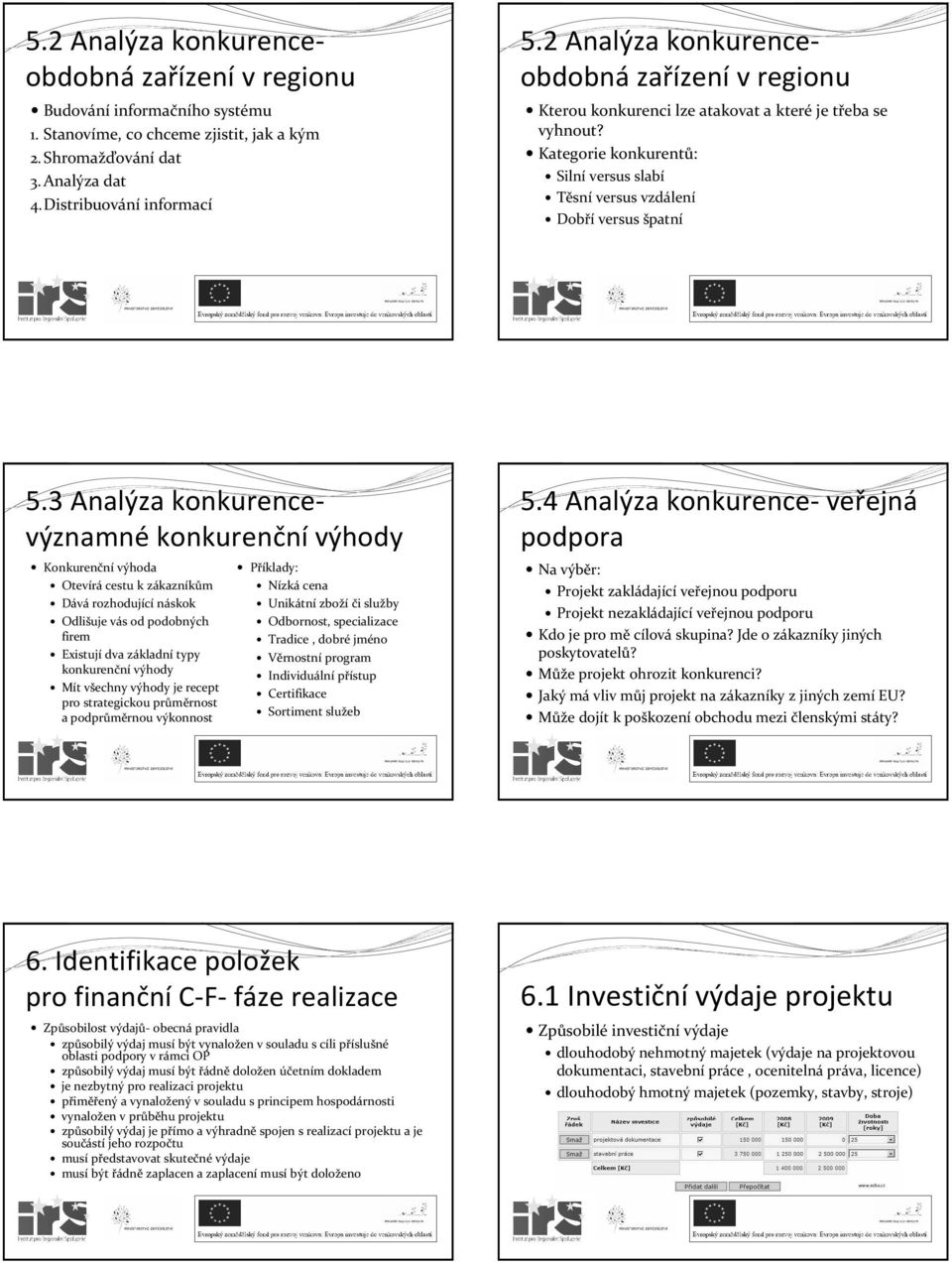 3 Analýza konkurencevýznamné konkurenční výhody Konkurenční výhoda Otevírá cestu k zákazníkům Dává rozhodující náskok Odlišuje vás od podobných firem Existují dva základní typy konkurenční výhody Mít