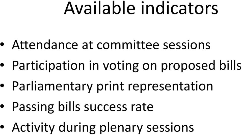 Parliamentary print representation Passing