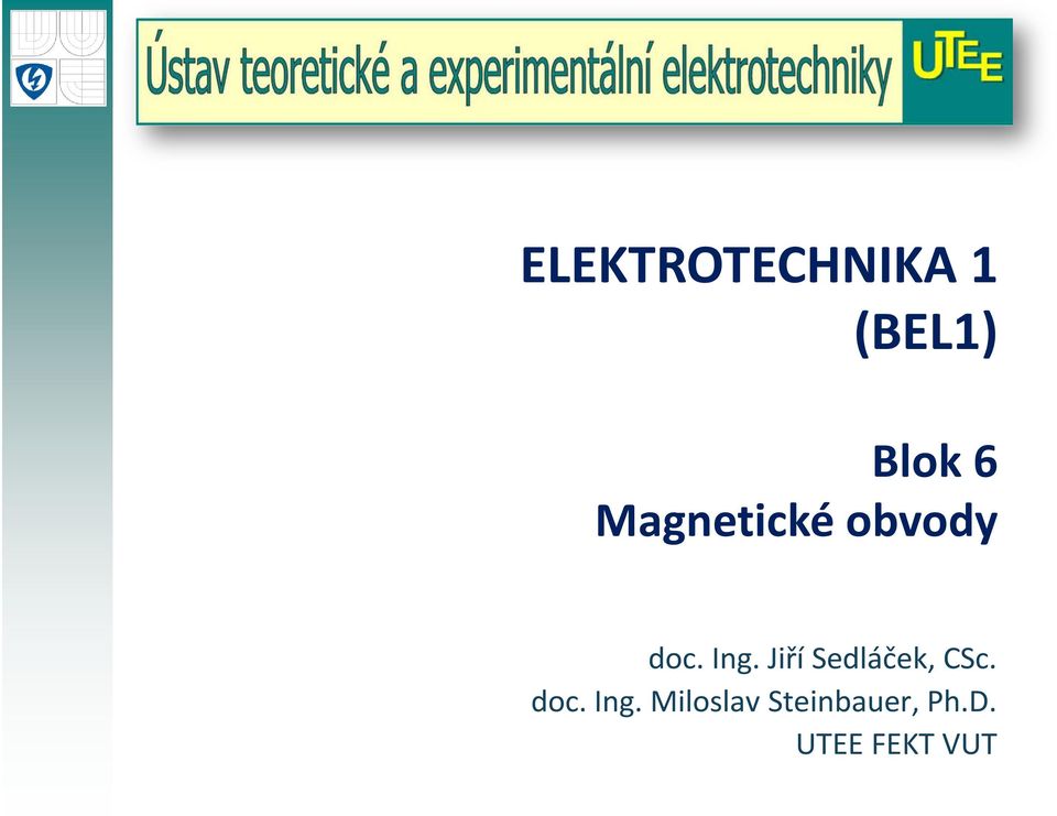 Jiří Sedláček, CSc. doc. Ing.