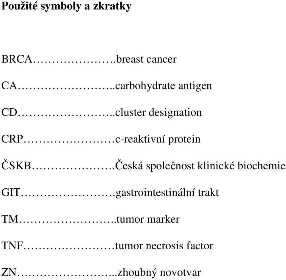 .cluster designation CRP c-reaktivní protein ČSKB.