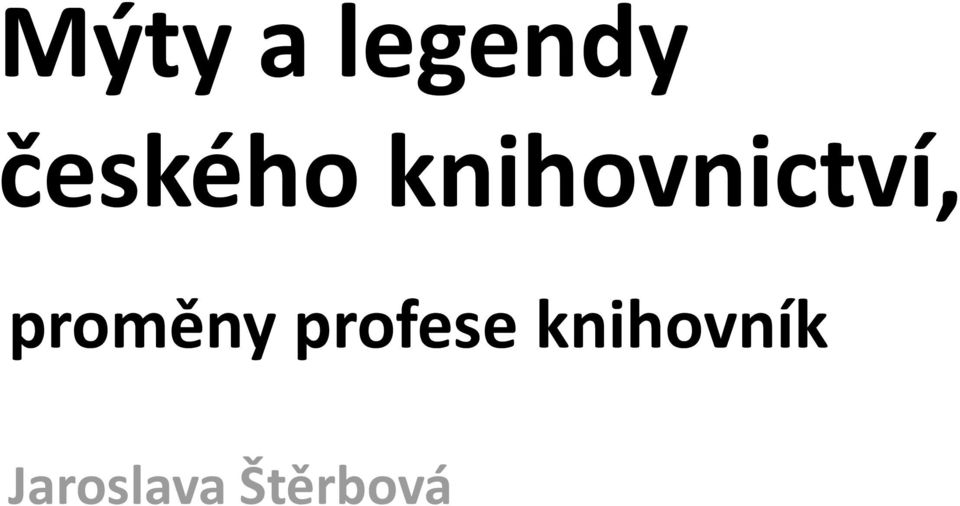 knihovnictví,