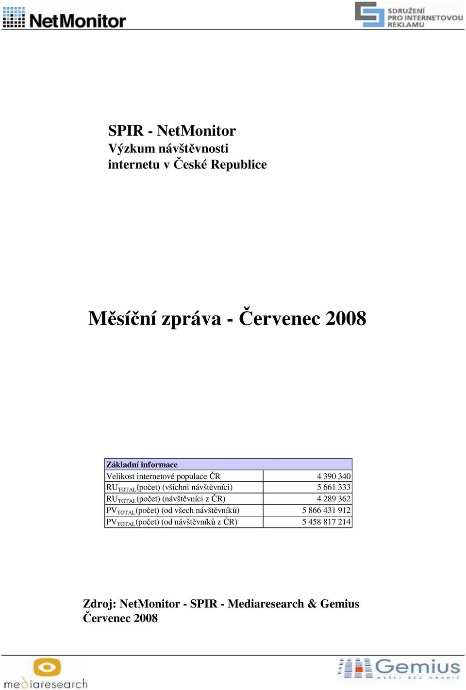 (návštěvníci z ČR) TOTAL (počet) (od všech návštěvníků) TOTAL (počet) (od návštěvníků z ČR) 4 390 340