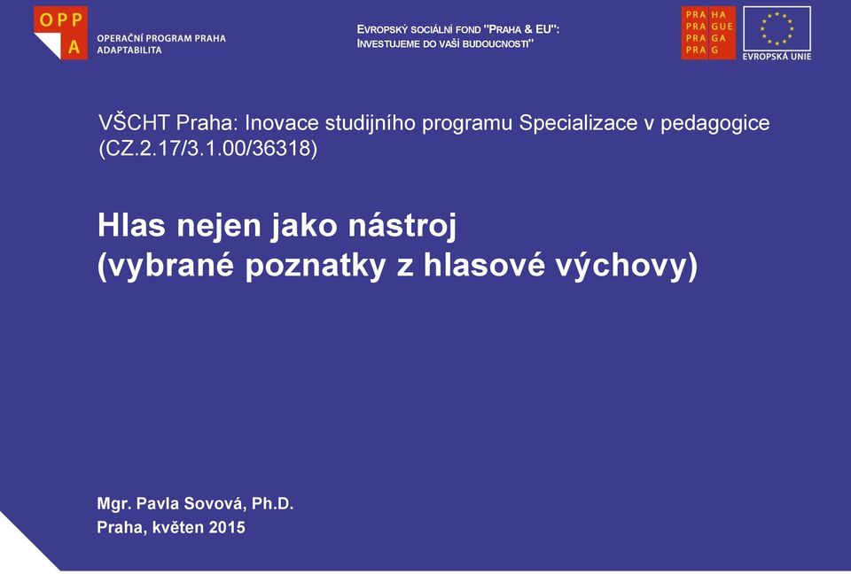 Specializace v pedagogice (CZ.2.17