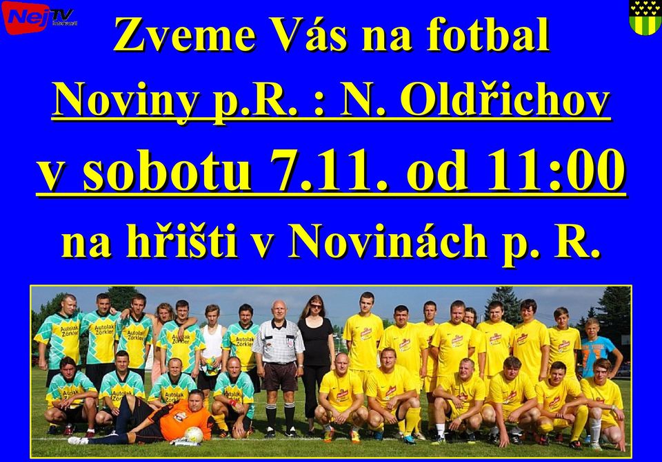 Oldřichov v sobotu 7.11.