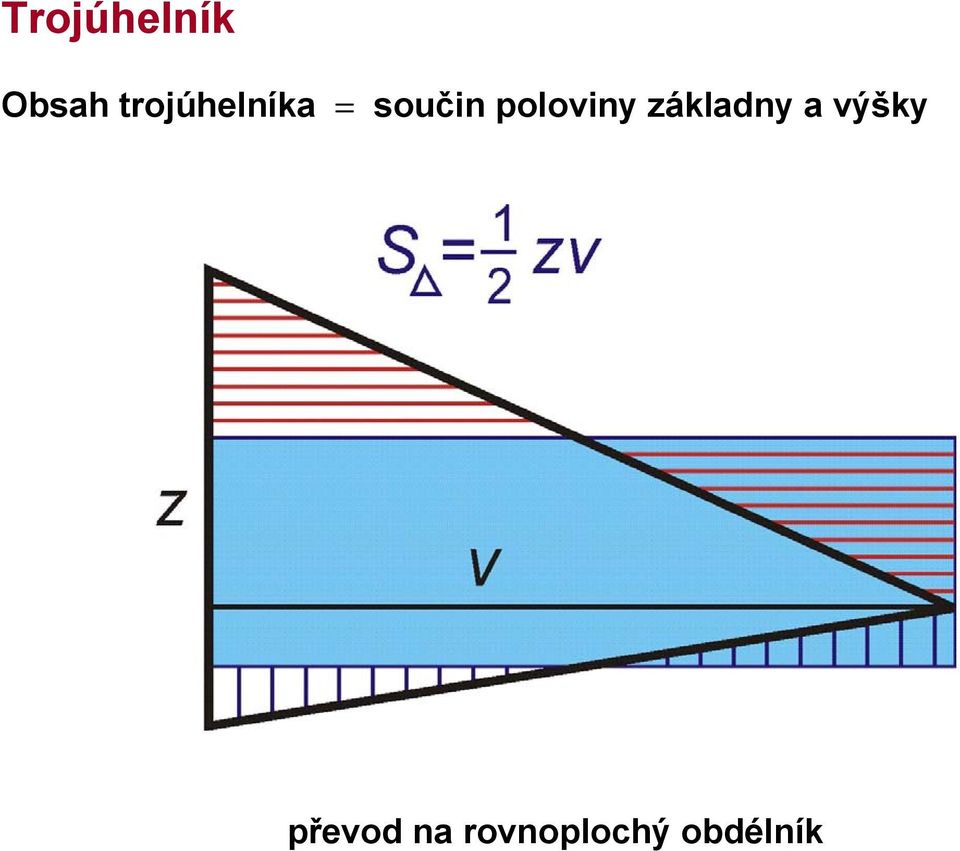 poloviny základny a