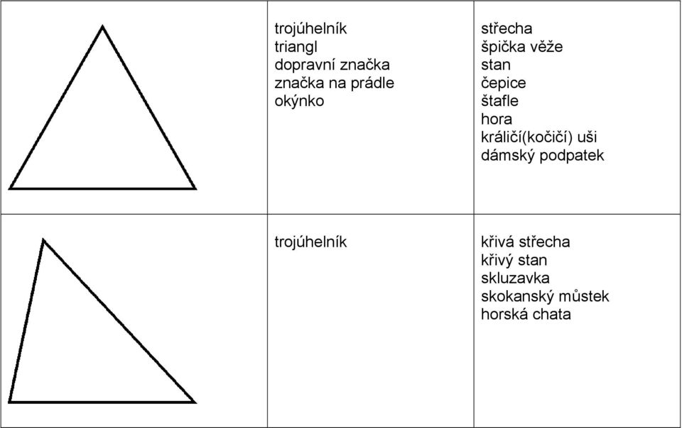 králičí(kočičí) uši dámský podpatek trojúhelník křivá