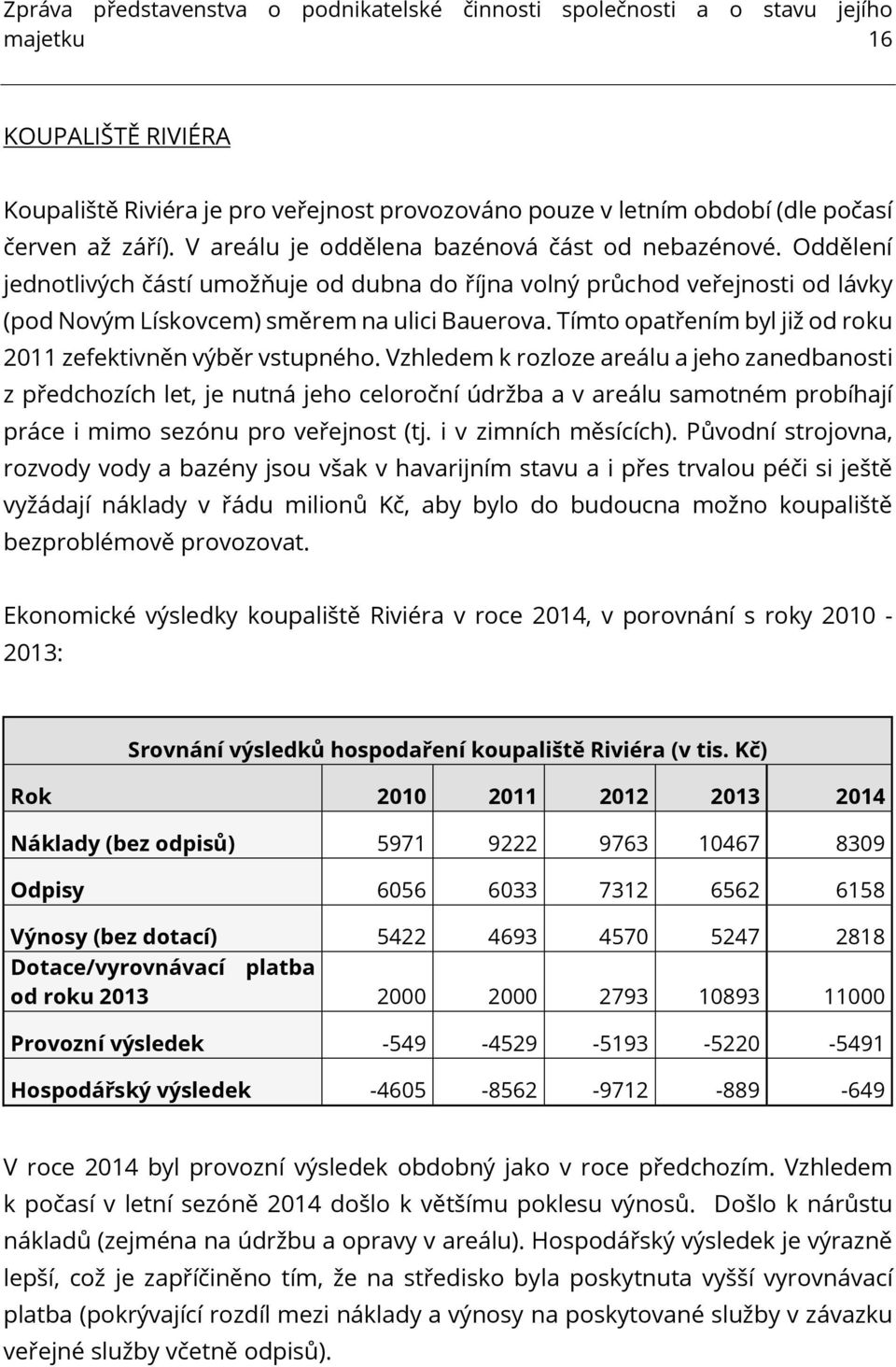 Tímto opatřením byl již od roku 2011 zefektivněn výběr vstupného.