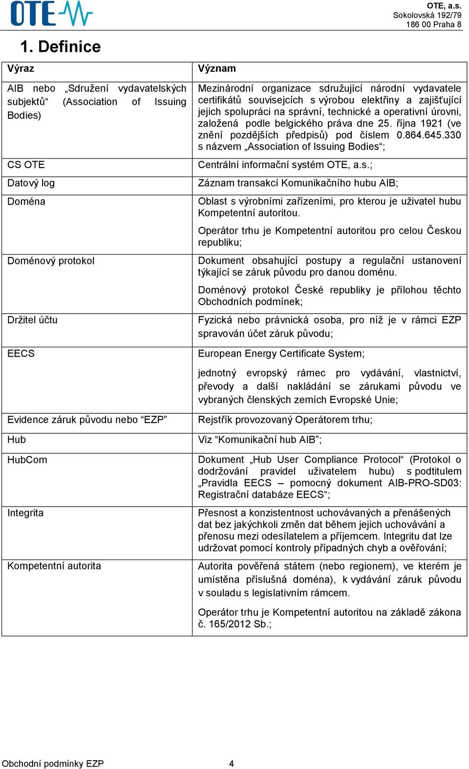 autorita Mezinárodní organizace sdružující národní vydavatele certifikátů souvisejcích s výrobou elektřiny a zajišťující jejich spolupráci na správní, technické a operativní úrovni, založená podle