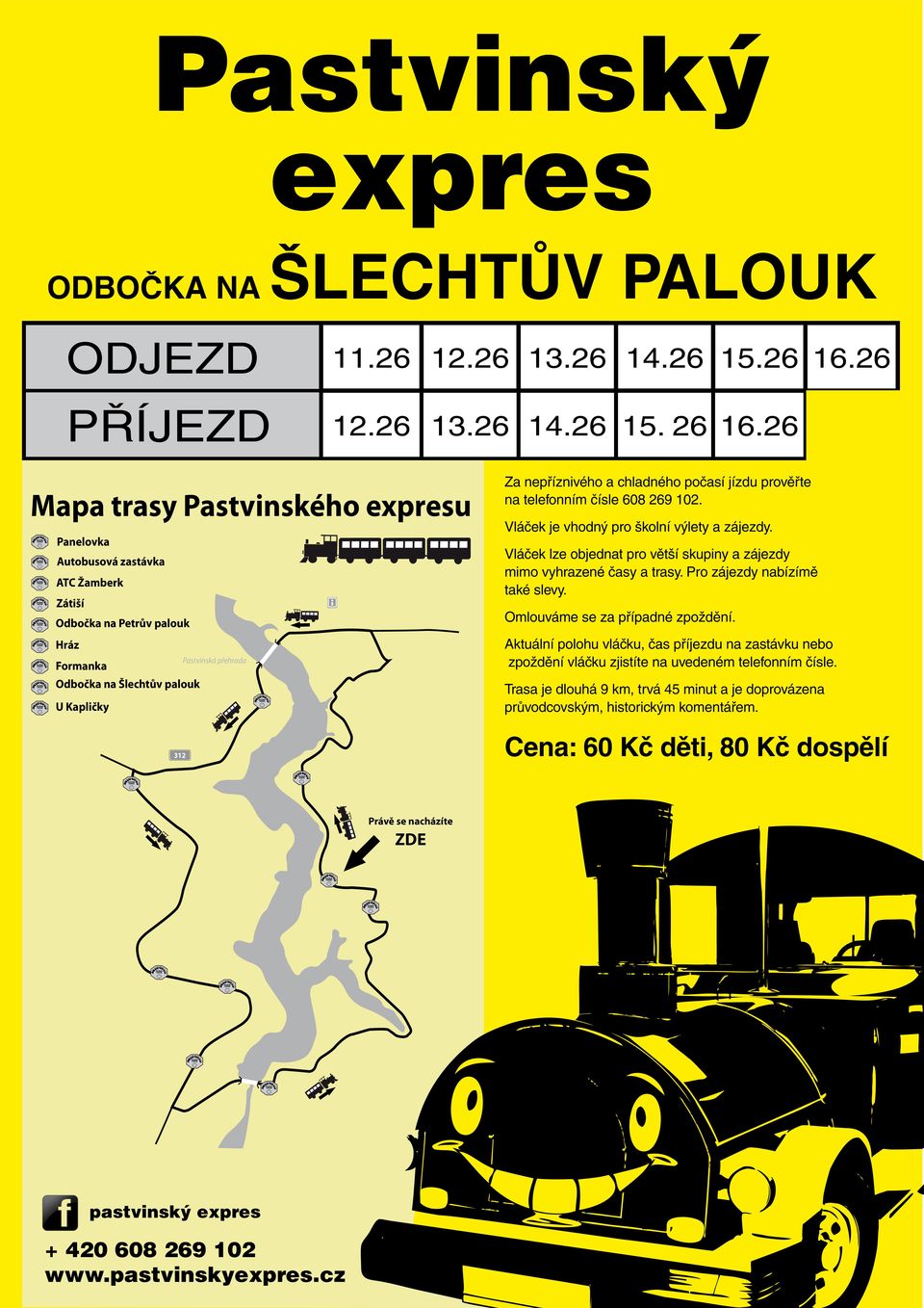 26 15.26 16.26 PŘÍJEZD 12.