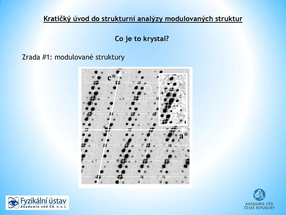 modulovaných struktur