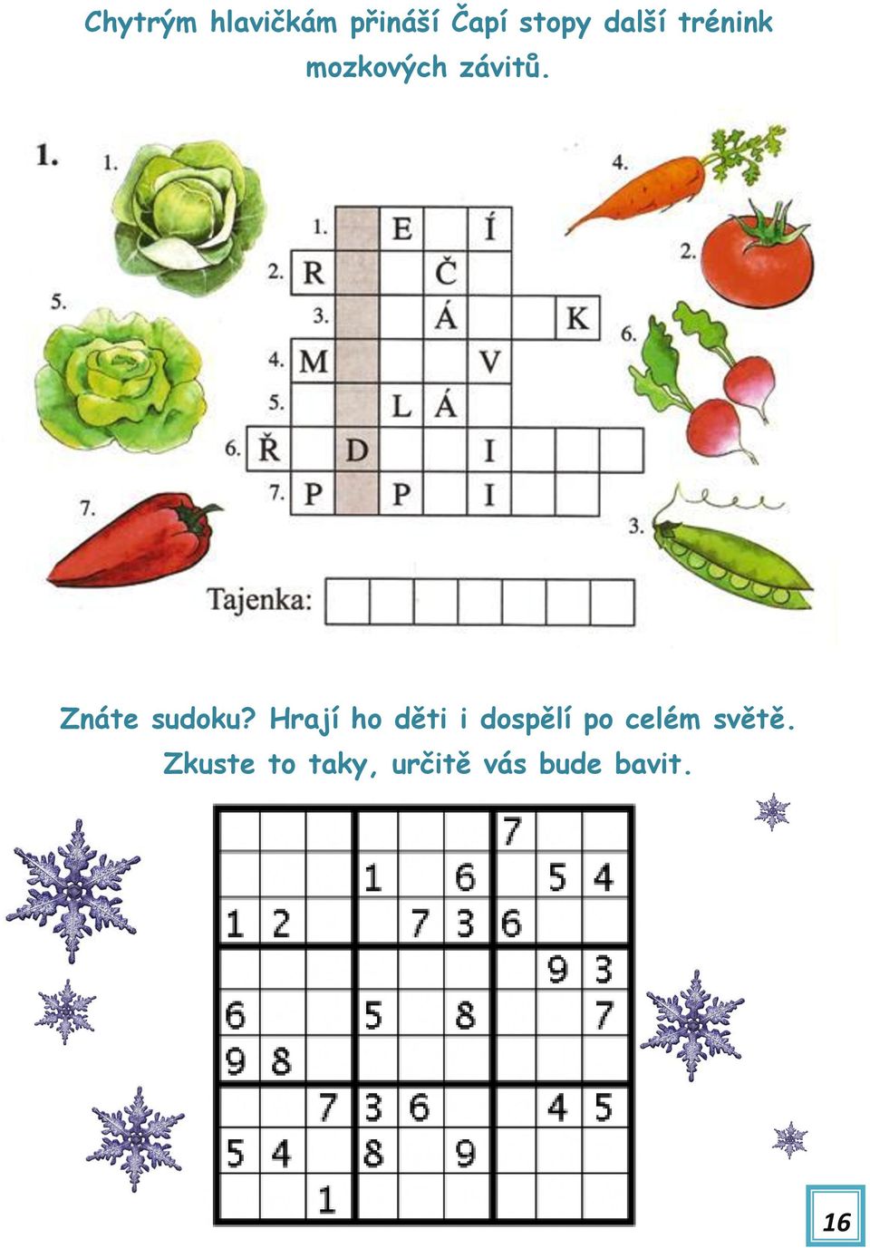 Znáte sudoku?