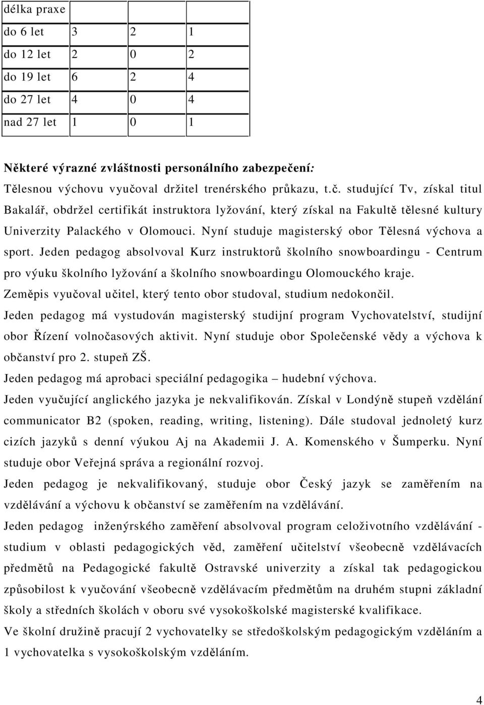 Nyní studuje magisterský obor Tělesná výchova a sport.