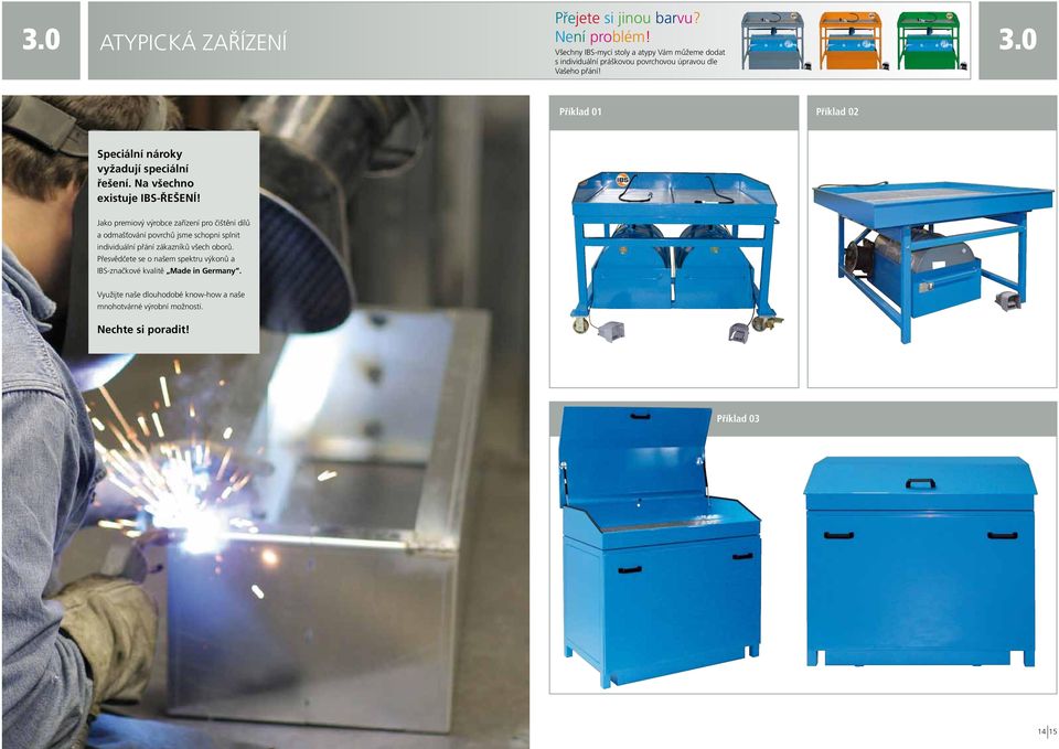 Příklad 01 Příklad 02 Speciální nároky vyžadují speciální řešení. Na všechno existuje IBSŘEŠENÍ!