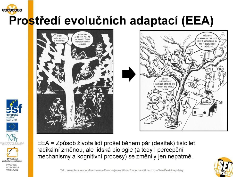 radikální změnou, ale lidská biologie (a tedy i