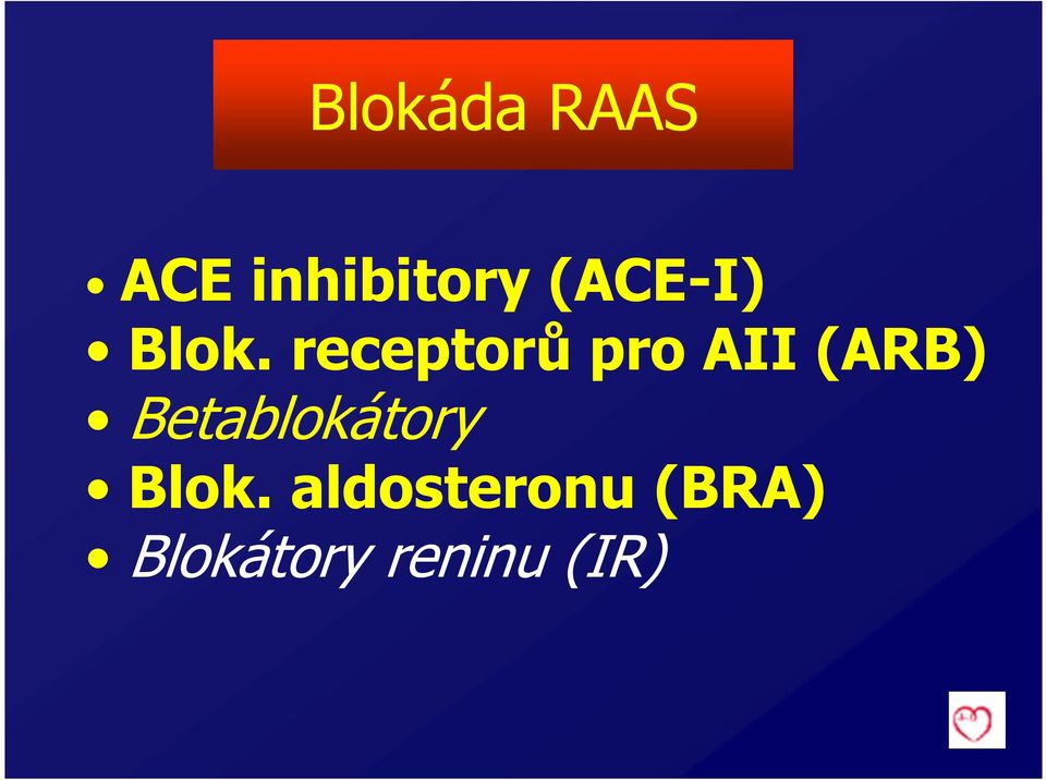 receptorů pro AII (ARB)