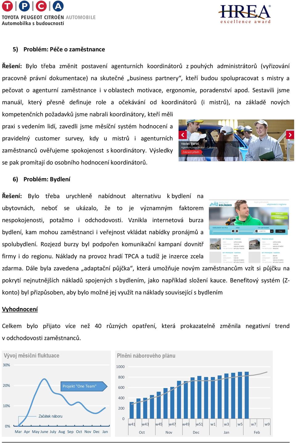 Sestavili jsme manuál, který přesně definuje role a očekávání od koordinátorů (i mistrů), na základě nových kompetenčních požadavků jsme nabrali koordinátory, kteří měli praxi s vedením lidí, zavedli