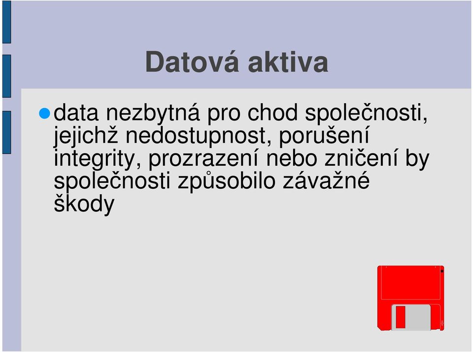 porušení integrity, prozrazení nebo