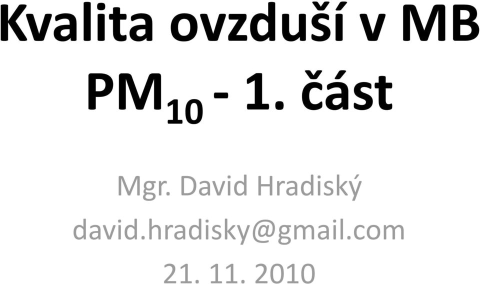 David Hradiský david.