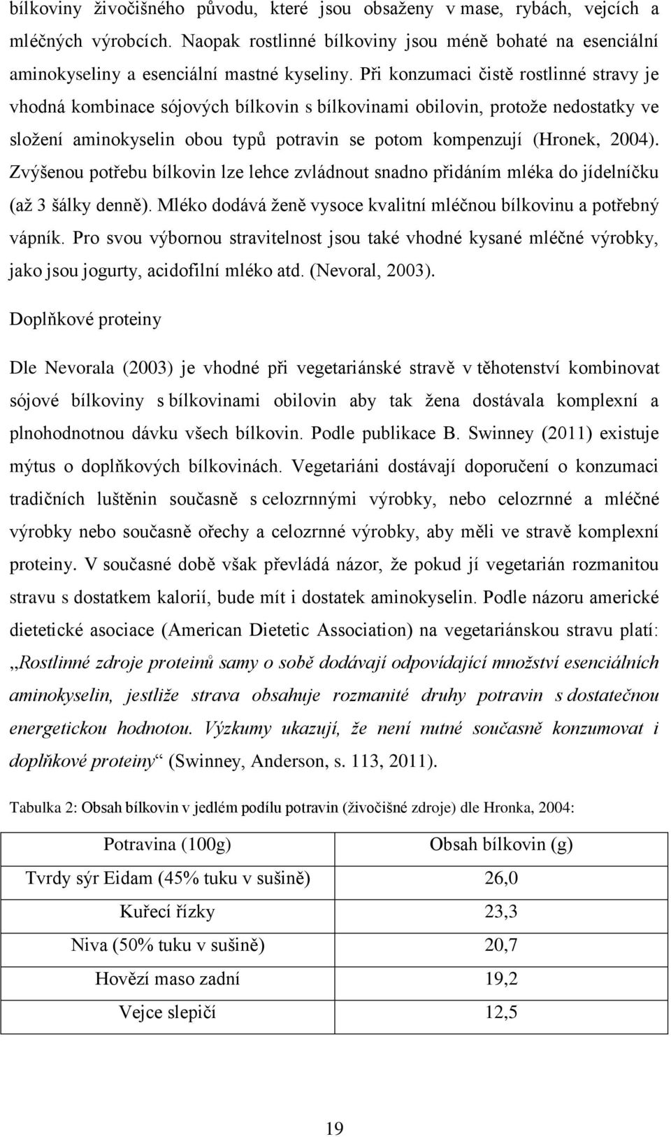 Zvýšenou potřebu bílkovin lze lehce zvládnout snadno přidáním mléka do jídelníčku (až 3 šálky denně). Mléko dodává ženě vysoce kvalitní mléčnou bílkovinu a potřebný vápník.