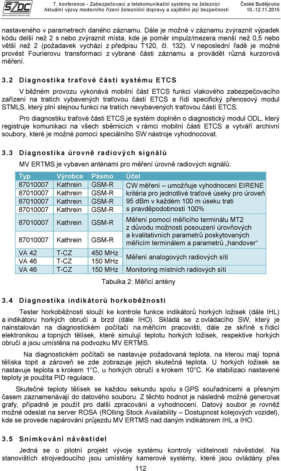 V neposlední řadě je možné provést Fourierovu transformaci z vybrané části záznamu a provádět různá kurzorová měření. 3.