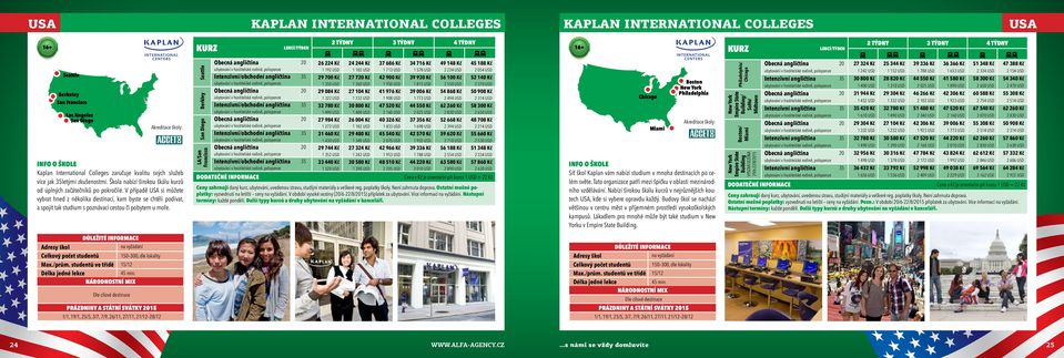 V případě USA si můžete vybrat hned z několika destinací, kam byste se chtěli podívat, a spojit tak studium s poznávací cestou či pobytem u moře.