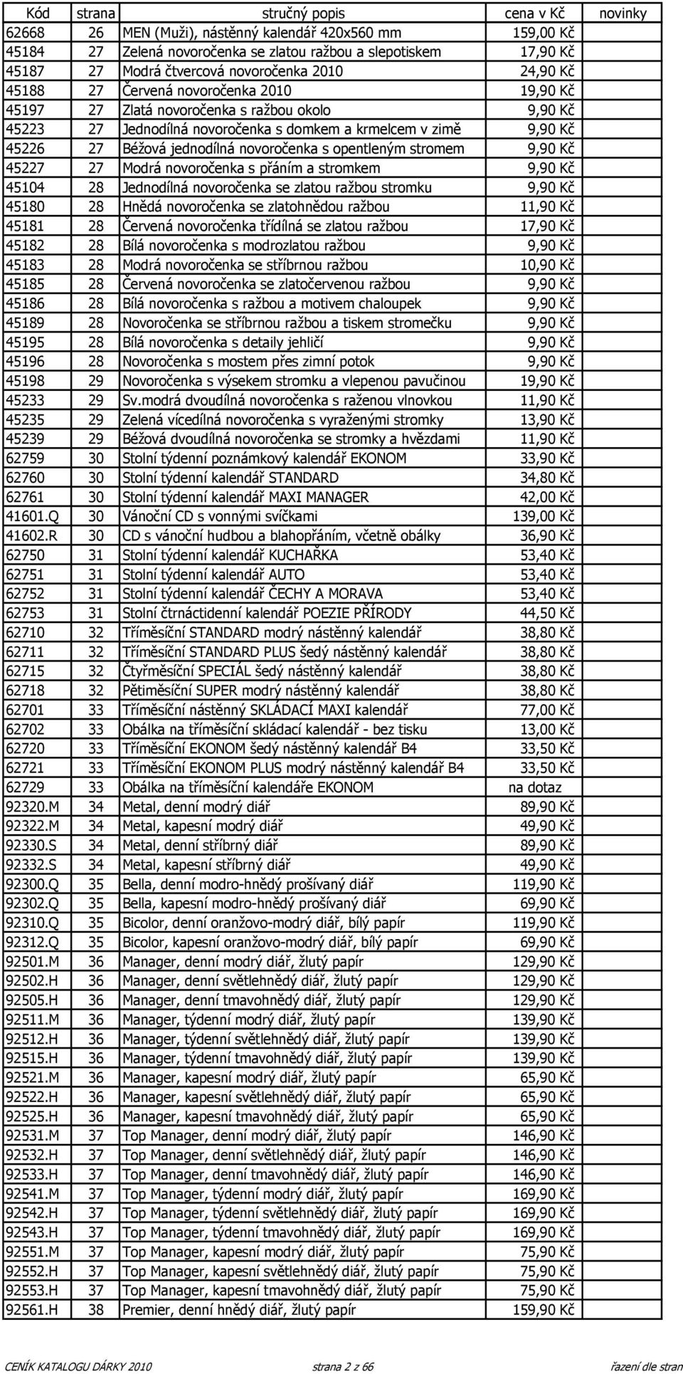 stromem 9,90 Kč 45227 27 Modrá novoročenka s přáním a stromkem 9,90 Kč 45104 28 Jednodílná novoročenka se zlatou ražbou stromku 9,90 Kč 45180 28 Hnědá novoročenka se zlatohnědou ražbou 11,90 Kč 45181