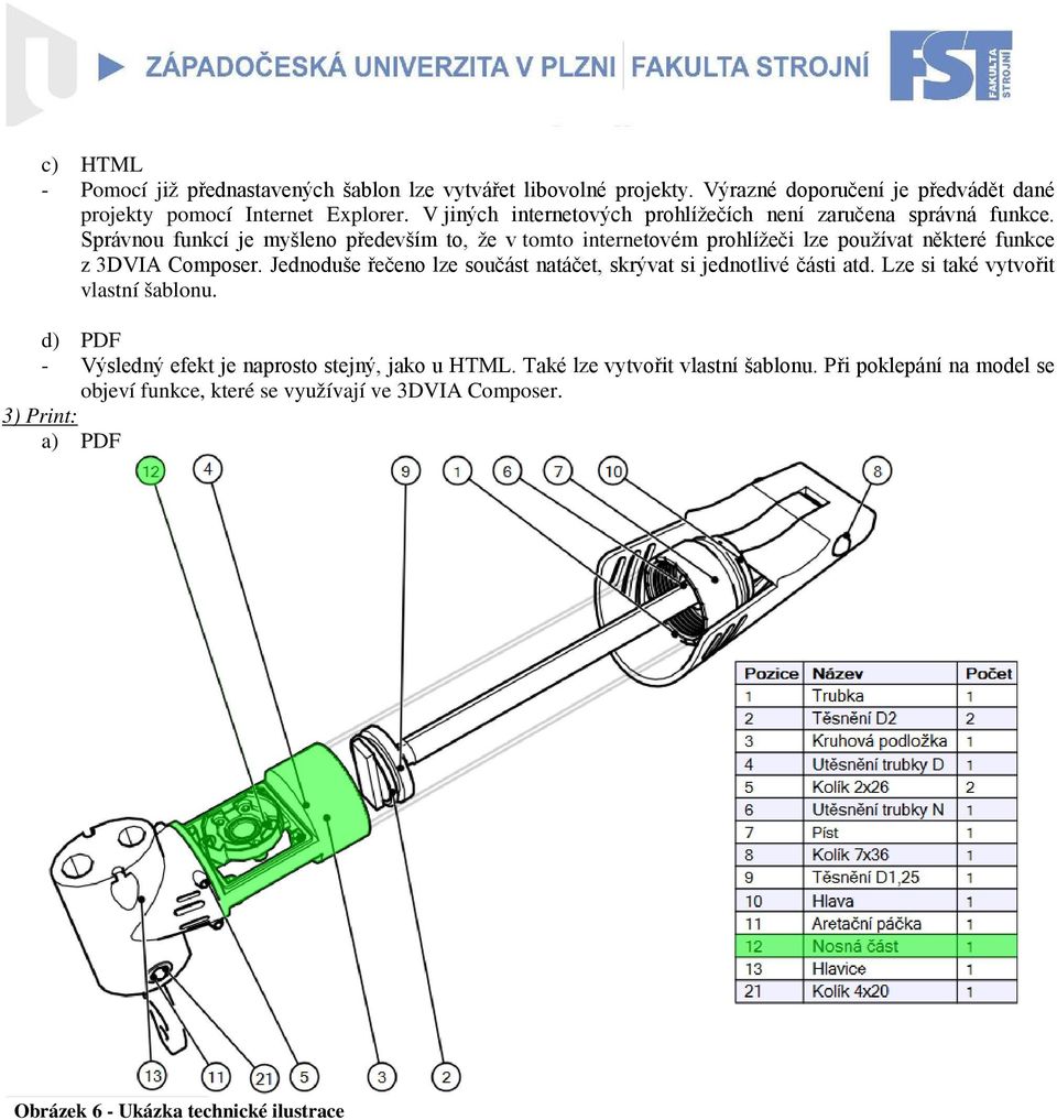 Správnou funkcí je myšleno především to, že v tomto internetovém prohlížeči lze používat některé funkce z 3DVIA Composer.