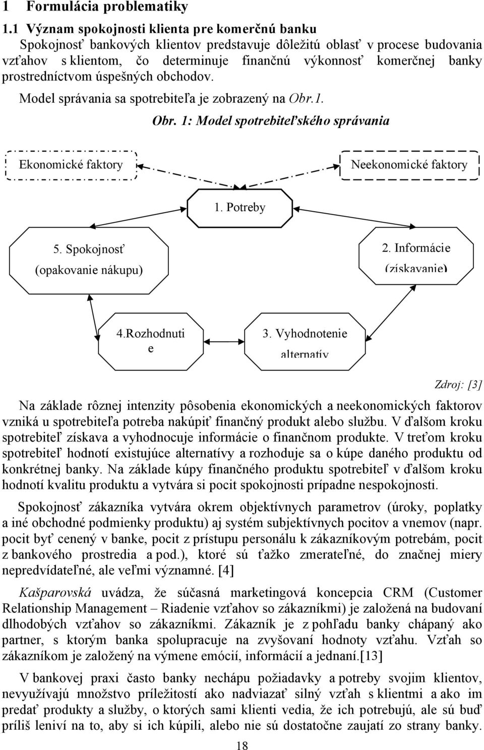 prostredníctvom úspešných obchodov. Model správania sa spotrebiteľa je zobrazený na Obr.1. Obr. 1: Model spotrebiteľského správania Ekonomické faktory Neekonomické faktory 1. Potreby 5.