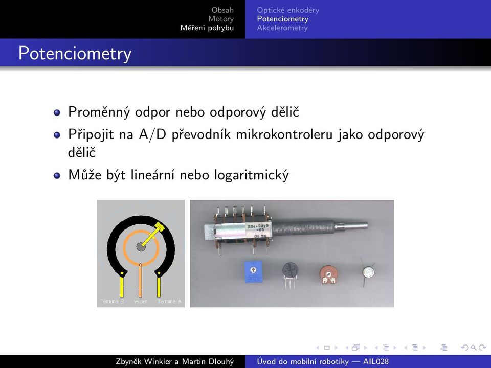 dělič Připojit na A/D převodník mikrokontroleru