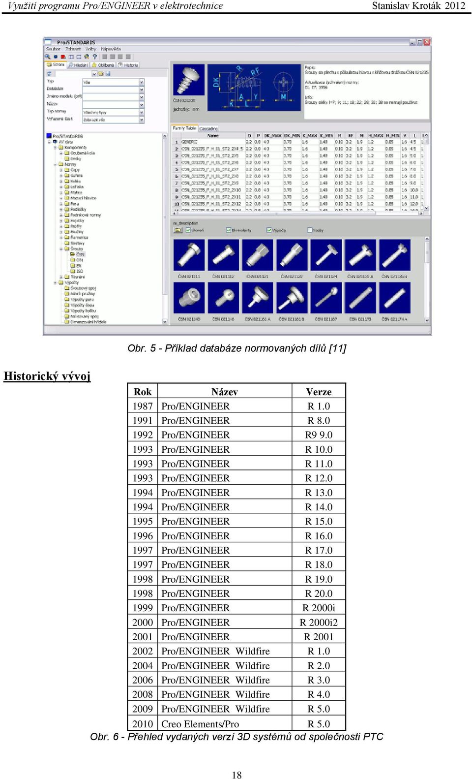 0 1997 Pro/ENGINEER R 18.0 1998 Pro/ENGINEER R 19.0 1998 Pro/ENGINEER R 20.0 1999 Pro/ENGINEER R 2000i 2000 Pro/ENGINEER R 2000i2 2001 Pro/ENGINEER R 2001 2002 Pro/ENGINEER Wildfire R 1.