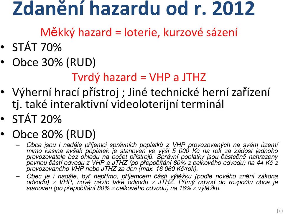 Kč na rok za žádost jednoho provozovatele bez ohledu na počet přístrojů.