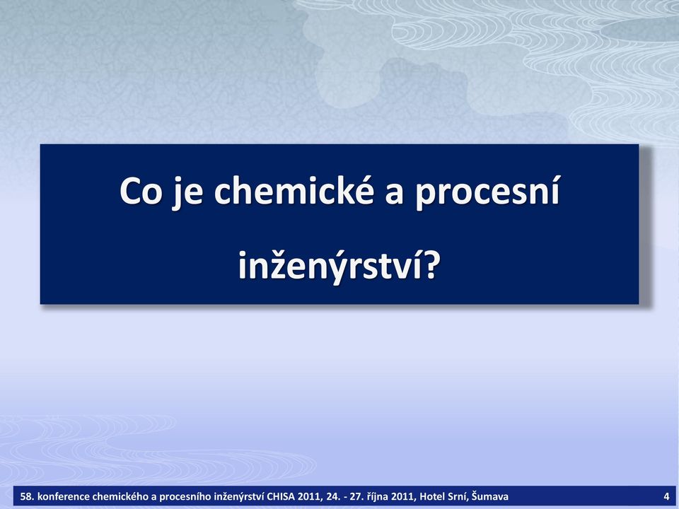 konference chemického a procesního