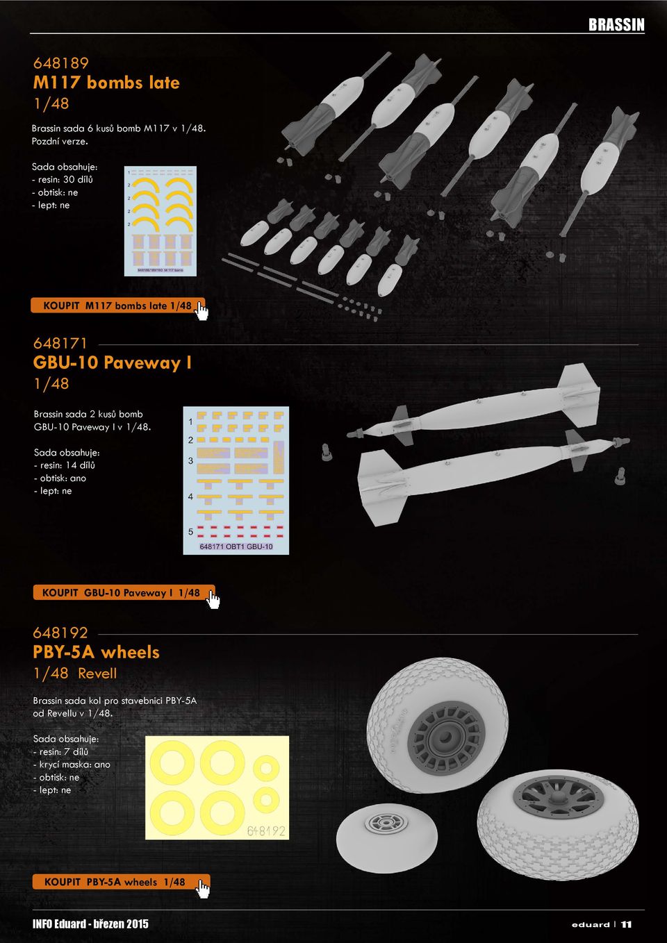 bomb GBU-10 Paveway I v 1/48.