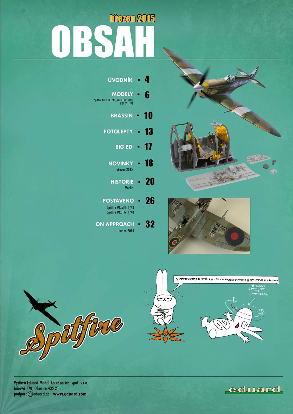 HISTORIE Merlin POSTAVENO Spitfire Mk.VIII 1/48 Spitfire Mk.