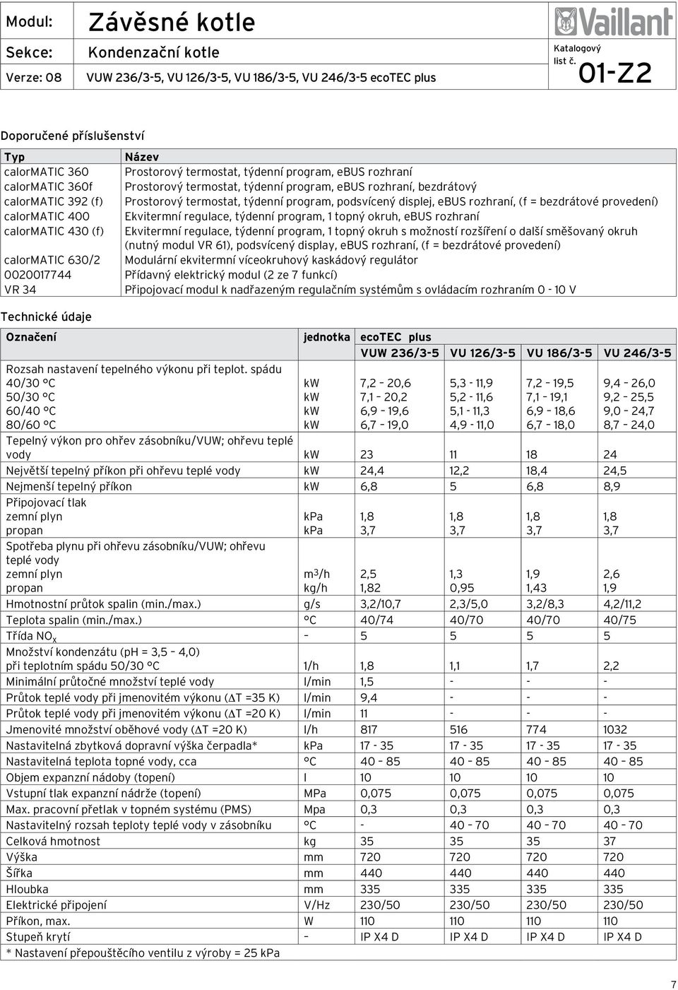 430 (f) Ekvitermní regulace, týdenní program, 1 topný okruh s možností rozšíření o další směšovaný okruh (nutný modul VR 61), podsvícený display, ebus rozhraní, (f = bezdrátové provedení) calormatic