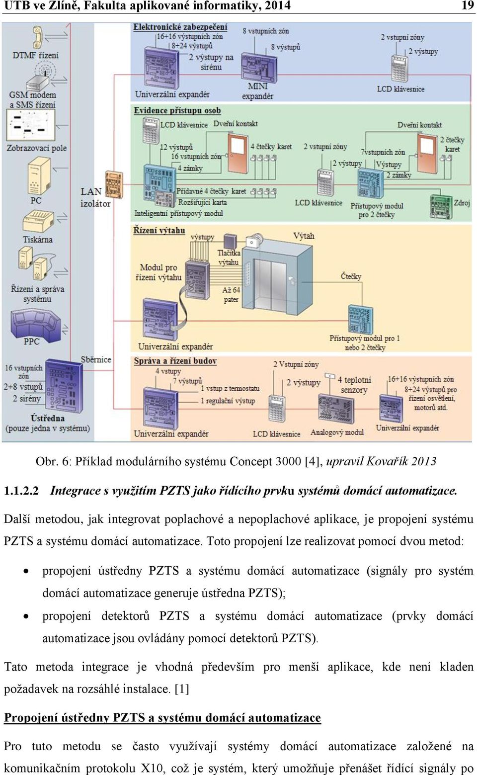 Toto propojení lze realizovat pomocí dvou metod: propojení ústředny PZTS a systému domácí automatizace (signály pro systém domácí automatizace generuje ústředna PZTS); propojení detektorů PZTS a