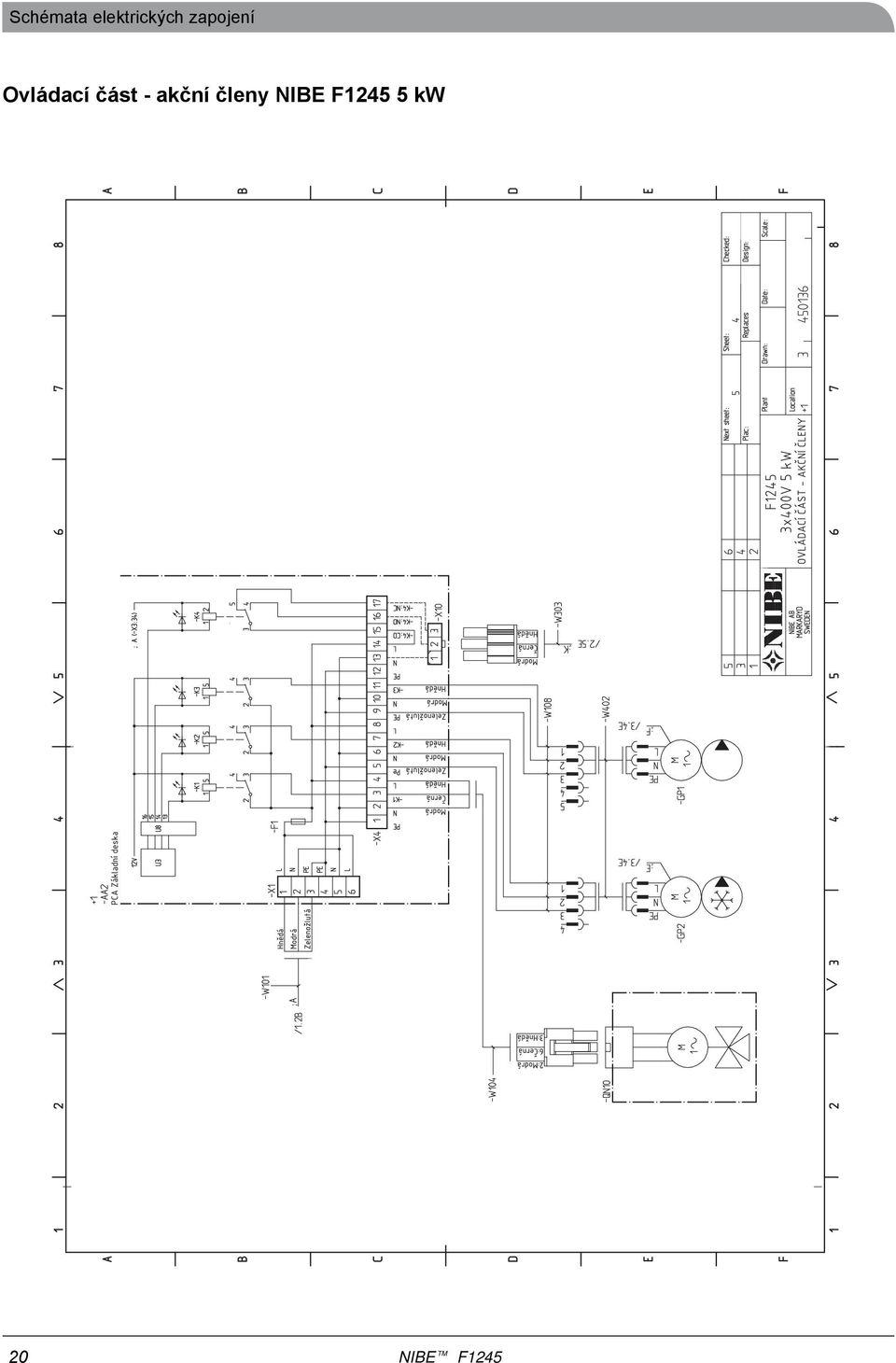 3x400V 5 kw OVLÁDACÍ ČÁST - AKČNÍ