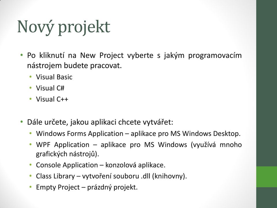aplikace pro MS Windows Desktop.