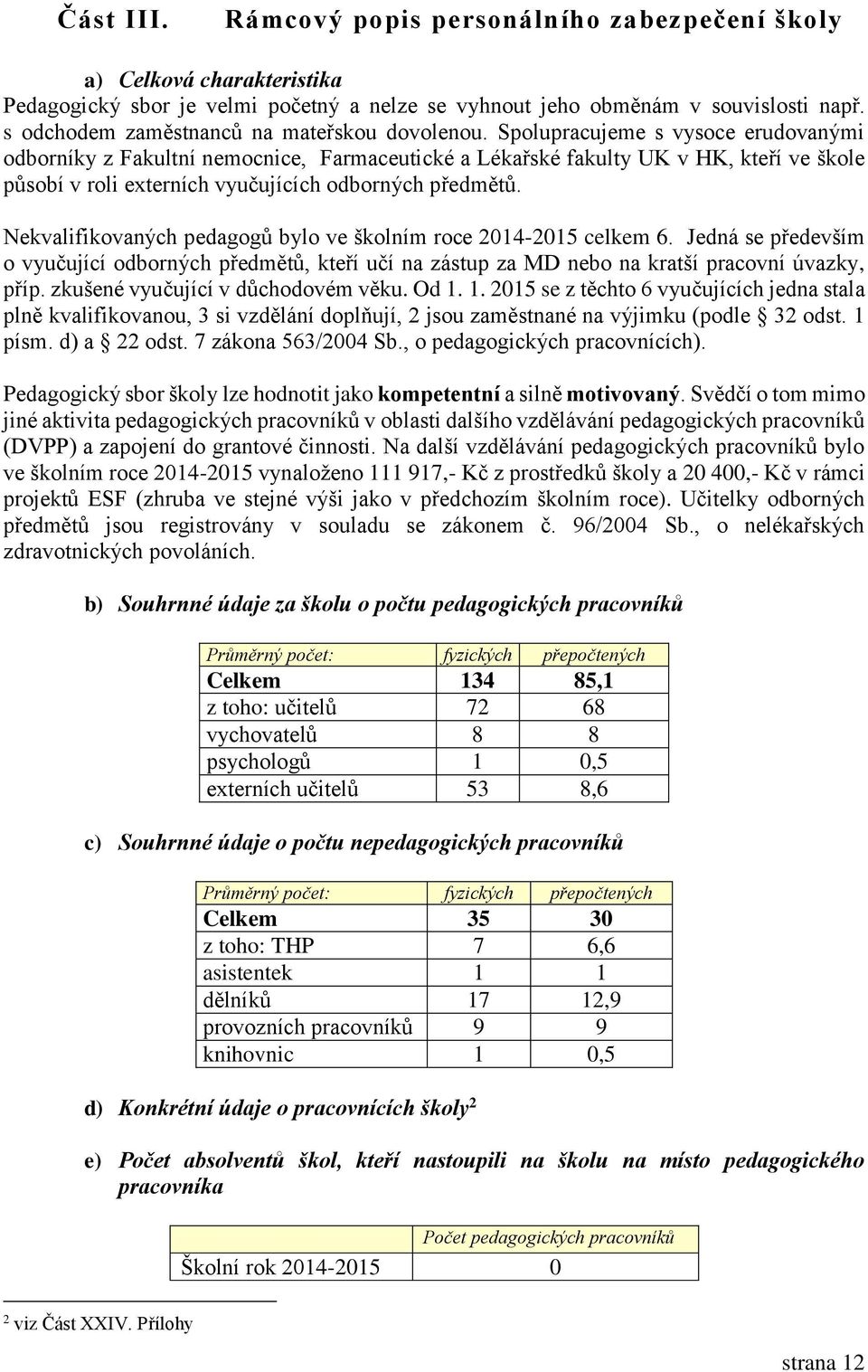 Spolupracujeme s vysoce erudovanými odborníky z Fakultní nemocnice, Farmaceutické a Lékařské fakulty UK v HK, kteří ve škole působí v roli externích vyučujících odborných předmětů.