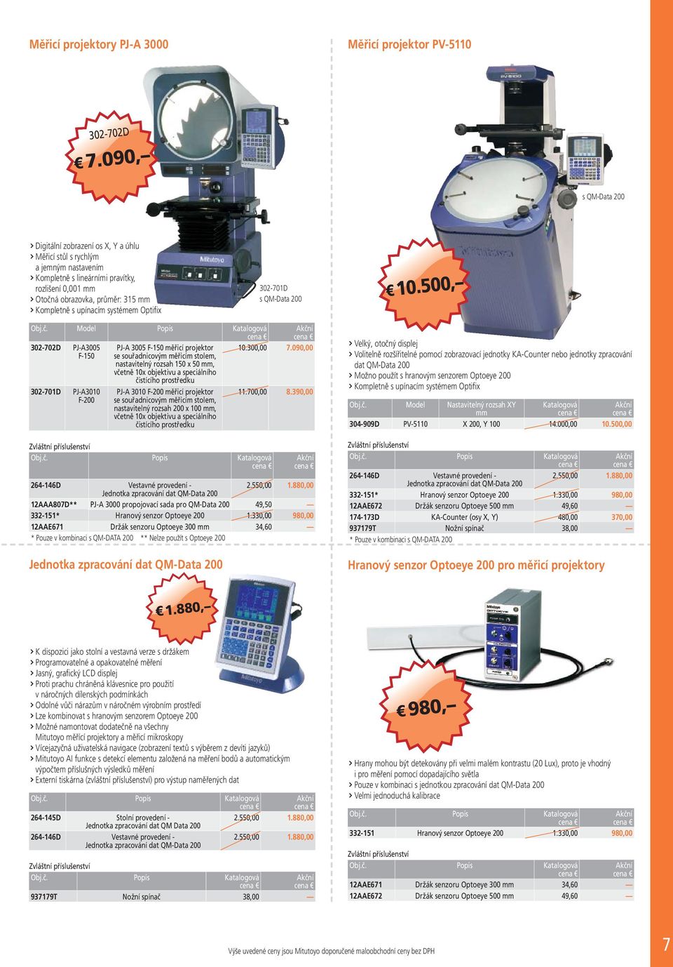 systémem Optifix 302-701D s QM-Data 200 10.