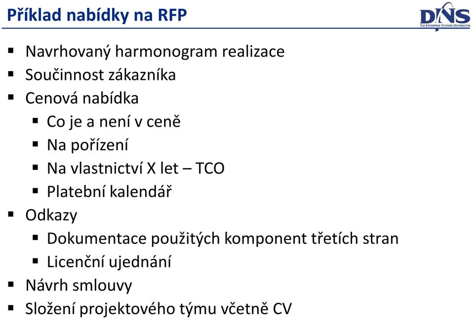 X let TCO Platební kalendář Odkazy Dokumentace použitých komponent