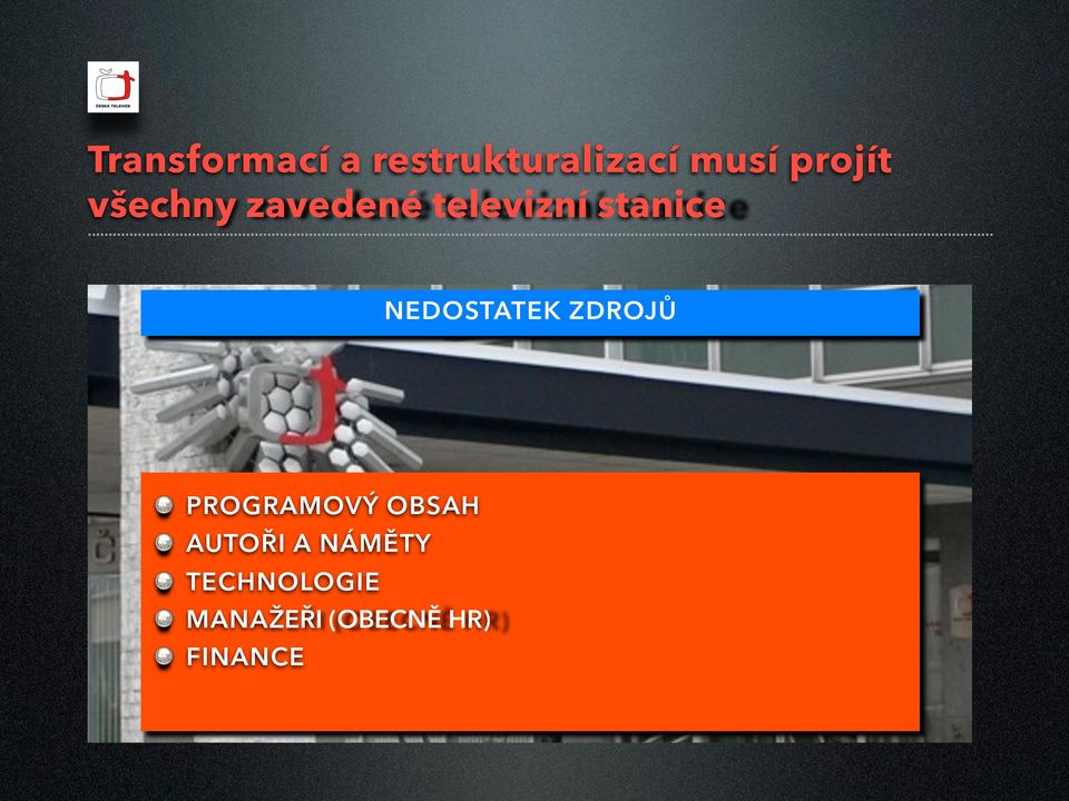 NEDOSTATEK ZDROJŮ PROGRAMOVÝ OBSAH AUTOŘI