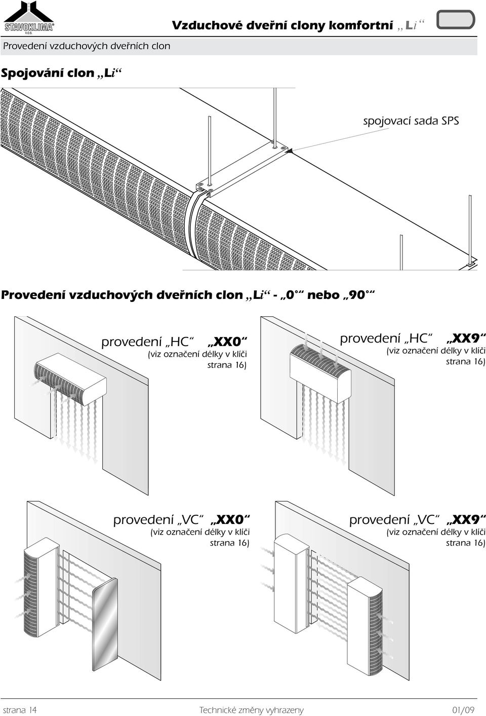 označení (strana délky v 16) klíči strana 16) provedení VC XX0 provedení VC XX0 (viz označení délky v klíči (viz označení délky v klíči (strana 16) strana 16) provedení VC